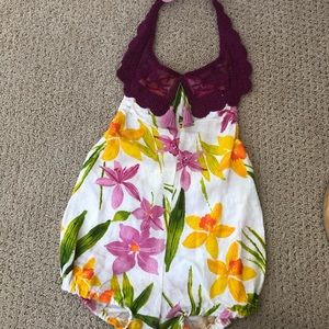 Tropical Brass Razoo Romper